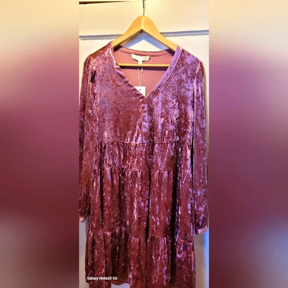 ❤️❤️ Addison Parker Blush Velvet Dress-Nordstrom - Picture 8 of 9